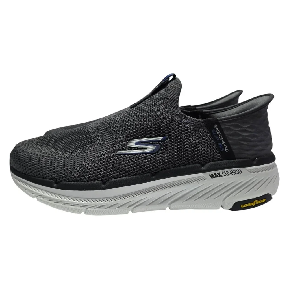 Skechers Slip-ins Max Cushioning Advantageous Mens 13 Charcoal Black 220839WW